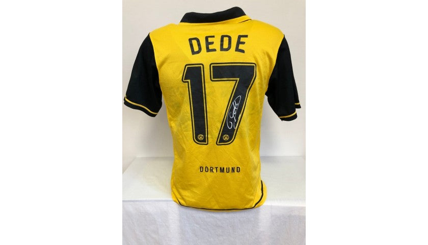 Dede's Signed Borussia Dortmund Shirt 2007/08, crest detail