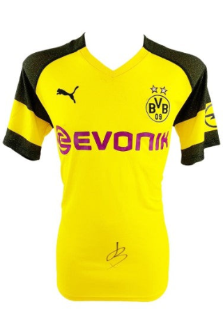 Official BVB Shirt 2018/19 Signed by Sancho, front