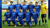 Bovo's Match-Issued Signed Italy Shirt 2004, crest detail