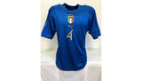 Bovo's Match-Issued Signed Italy Shirt 2004, back
