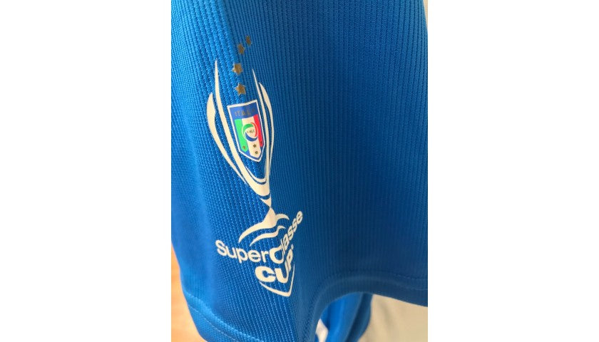 Sebastian Giovinco Signed Italy Youth Training Shirt, signature detail