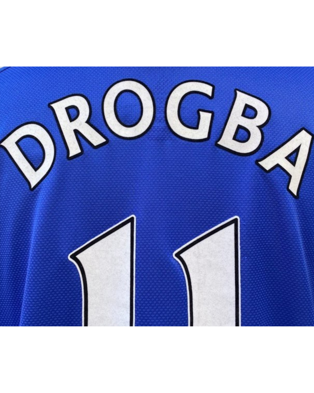 Didier Drogba's Chelsea match shirt, additional view
