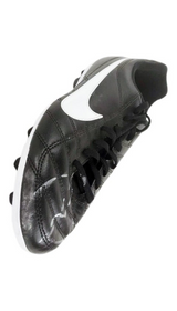 Close-up of Raul Gonzalez Blanco's signature on the Nike boot