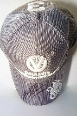 DVAG Driver's Cap signed by Michael Schumacher, front view