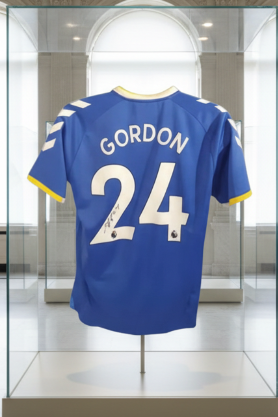 Anthony Gordon Everton 2021/22 Signed Shirt, front view