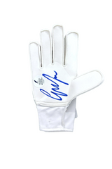 White and black Adidas goalkeeper glove signed by Gianluigi Donnarumma