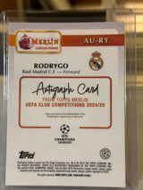 Rodrygo back - 2024/25 Topps Merlin UEFA Club Competitions Autograph 38/50
