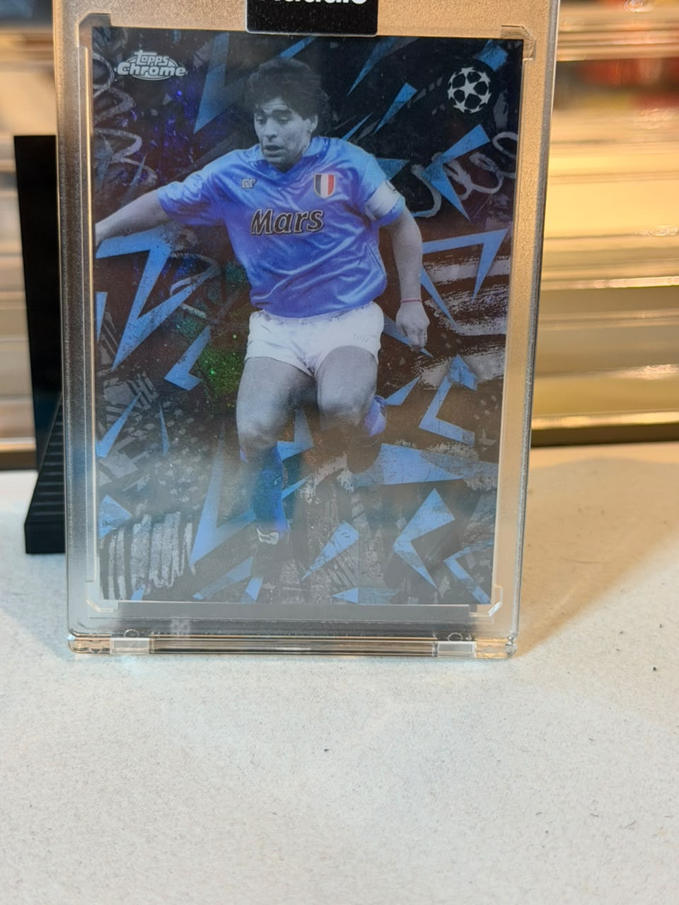 C0000648 Diego Maradona Napoli Legend Topps Chrome UCC 25/26 Legends Insert front