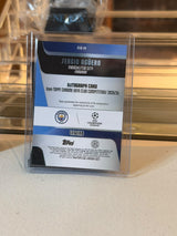 Sergio Aguero - Manchester City - 2025-26 Topps Chrome UCC Legend Autograph CLA-SA 127/150 (back)