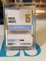 Nicolás González BA-NG – Argentina trading card, back