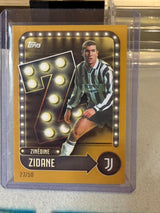 Zinédine Zidane front - 2025 Topps FC 27/50