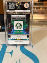 Endrick back - 2023-24 Panini Obsidian Soccer Aurora Autograph 03/30 ACE 10 GEM MINT