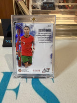 Cristiano Ronaldo EL23 02/09 – Portugal trading card, back