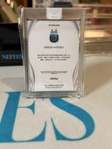 Sergio Agüero 09/36 – Argentina trading card, back