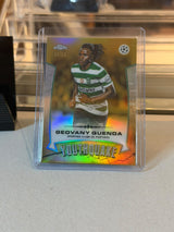 Geovany Quenda 38/50 #YQ-15 Youthquake 2026 Topps Chrome UEFA Champions League - front