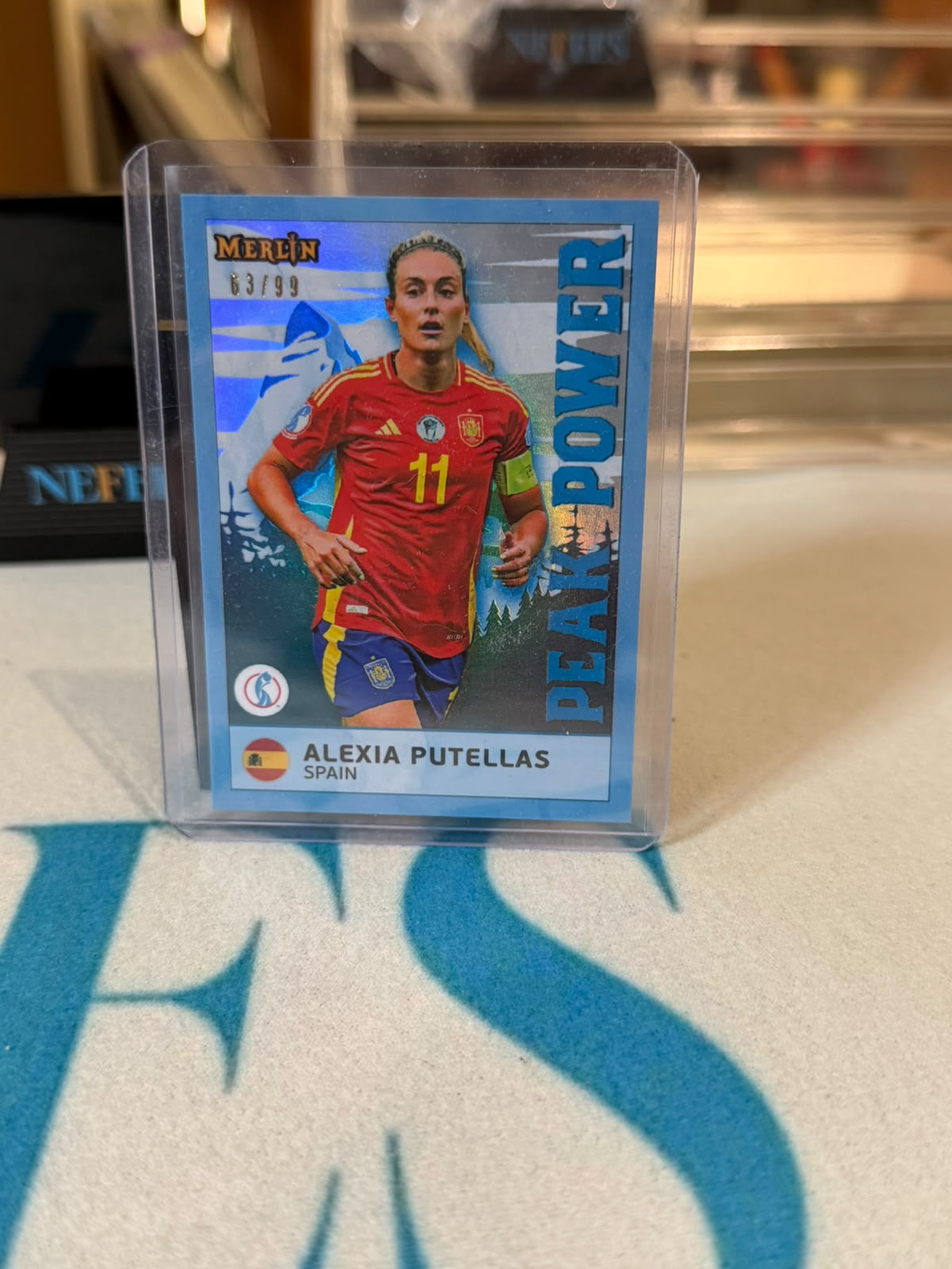 Alexia Putellas 63/99 – Spain trading card, front