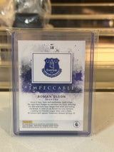 Roman Dixon back - 2024-25 Panini Impeccable Premier League Soccer RC No. 18 1/1