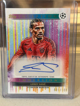 Leroy Sané IIA-LS 001/100 – FC Bayern München trading card, front