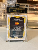 Casemiro Manchester United 2025/26 Topps Palatial Deluxe Devils Autograph card #DD-CA 09/20 back