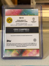 Cole Campbell back - 2024/25 Topps Inception UEFA Club Competitions 44/49