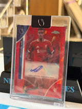 Alexander Isak 1/5 Authentic Autograph (CA-AI) – 2026 Topps Chrome Premier League, front