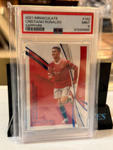 Cristiano Ronaldo 05/25 #162 – Sapphire (PSA 9 MINT) Manchester United trading card, front