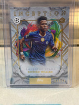Estevao Willian Chelsea 2025-26 Topps Inception UEFA Champions League Emerging Stars RC Grey 185/199 card front