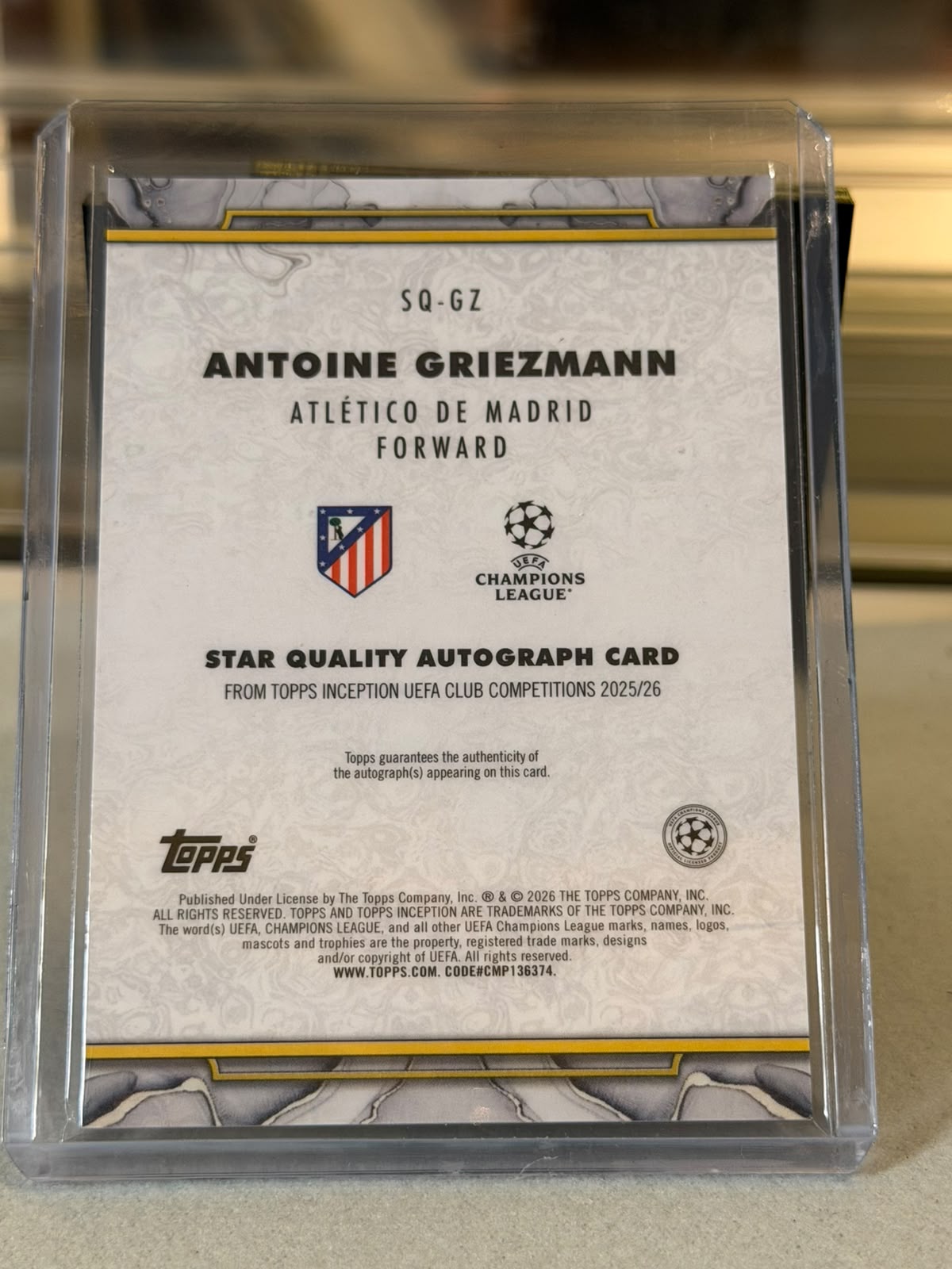 Antoine Griezmann - back