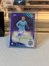 David Silva 28/75 #CLA-DS Purple Refractor Autograph 2025-26 Topps Chrome UEFA Club Competitions - front