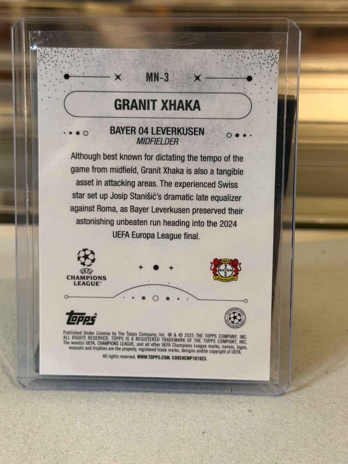 Granit Xhaka - back