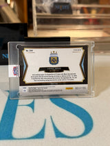 Lionel Messi 033/135 – Argentina trading card, back