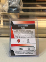 Bukayo Saka back - 2025-26 Topps UEFA Champions League Orange Sparkle Crystal #12 11/25