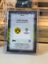 Karim Adeyemi - Borussia Dortmund - 2026 Topps UCL Home Advantage HP-21 (back)