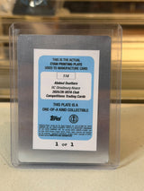 Abdoul Ouattara RC Strasbourg Topps UEFA Club Competitions genuine Cyan printing plate 1 of 1 card image 2