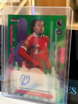 Rio Ngumoha 72/75 Finest Autograph RC (FA-RN) – 2026 Topps Finest Premier League, front