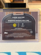 Karim Adeyemi back - 2024/25 Topps Museum Collection UEFA Club Competitions 17/75