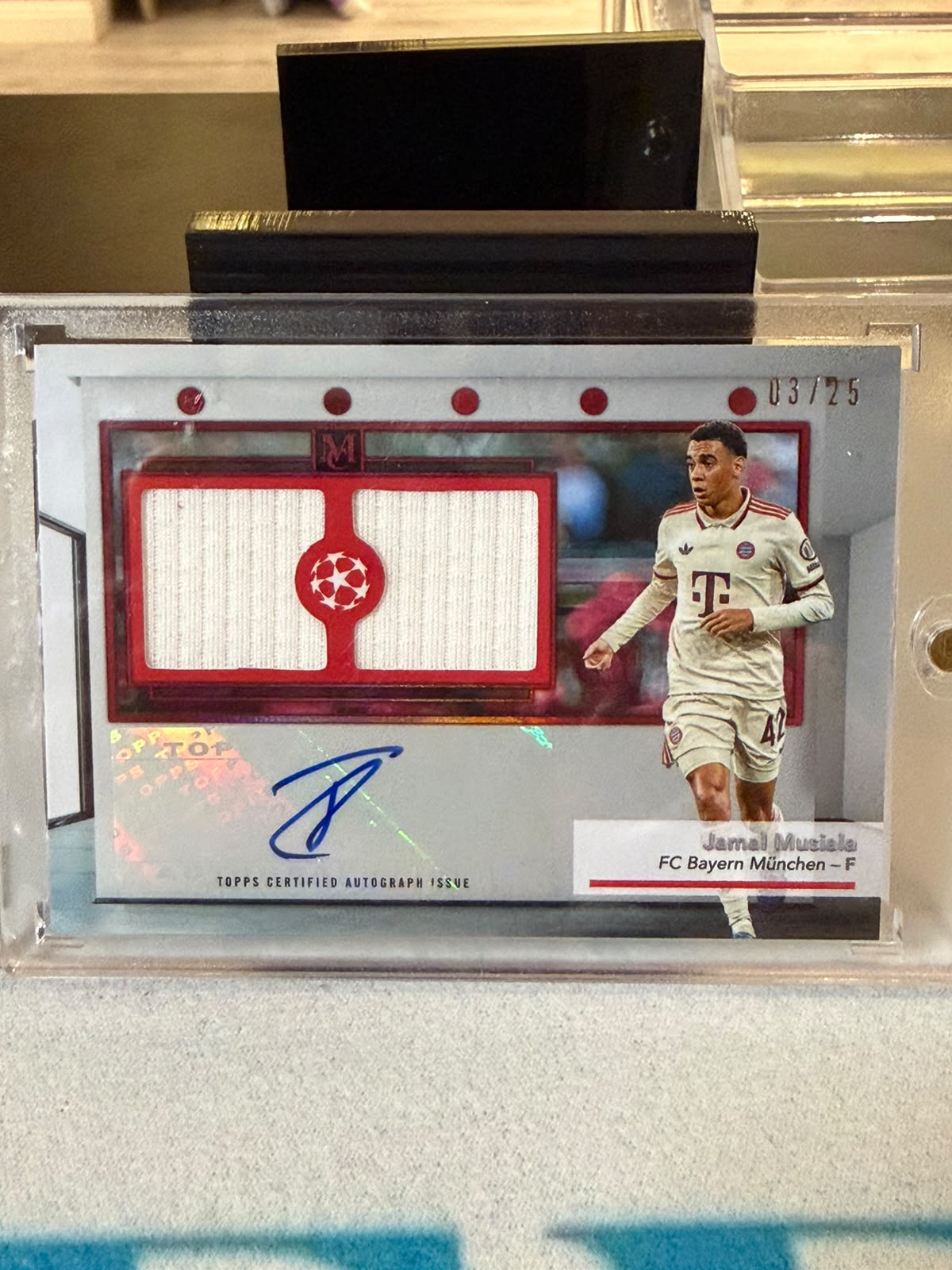 FC Bayern batch card SKU C0000477 front