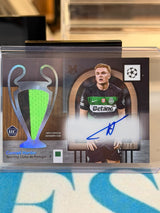 Conrad Harder 02/10 Momentous Materials Jumbo Autograph 2024/25 Topps Museum Collection UEFA – Sporting CP trading card, front
