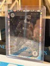 Mohamed Salah 19/35 Base #11, Black parallel – 2024/25 Topps Merlin, front