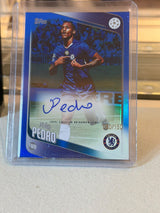 Joao Pedro 080/150 #BA-JP Blue Refractor Autograph 2025-26 Topps UEFA Club Competitions - front