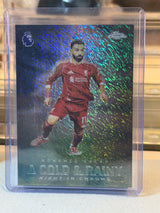 Mohamed Salah - Liverpool - 2026 Topps Chrome Premier League A Cold and Rainy Night in Chrome CRN-7 (front)