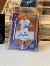 Marc Guiu - 2026 Topps Chrome Premier League Authentic Autograph Orange CA-MG 22/25 - Front