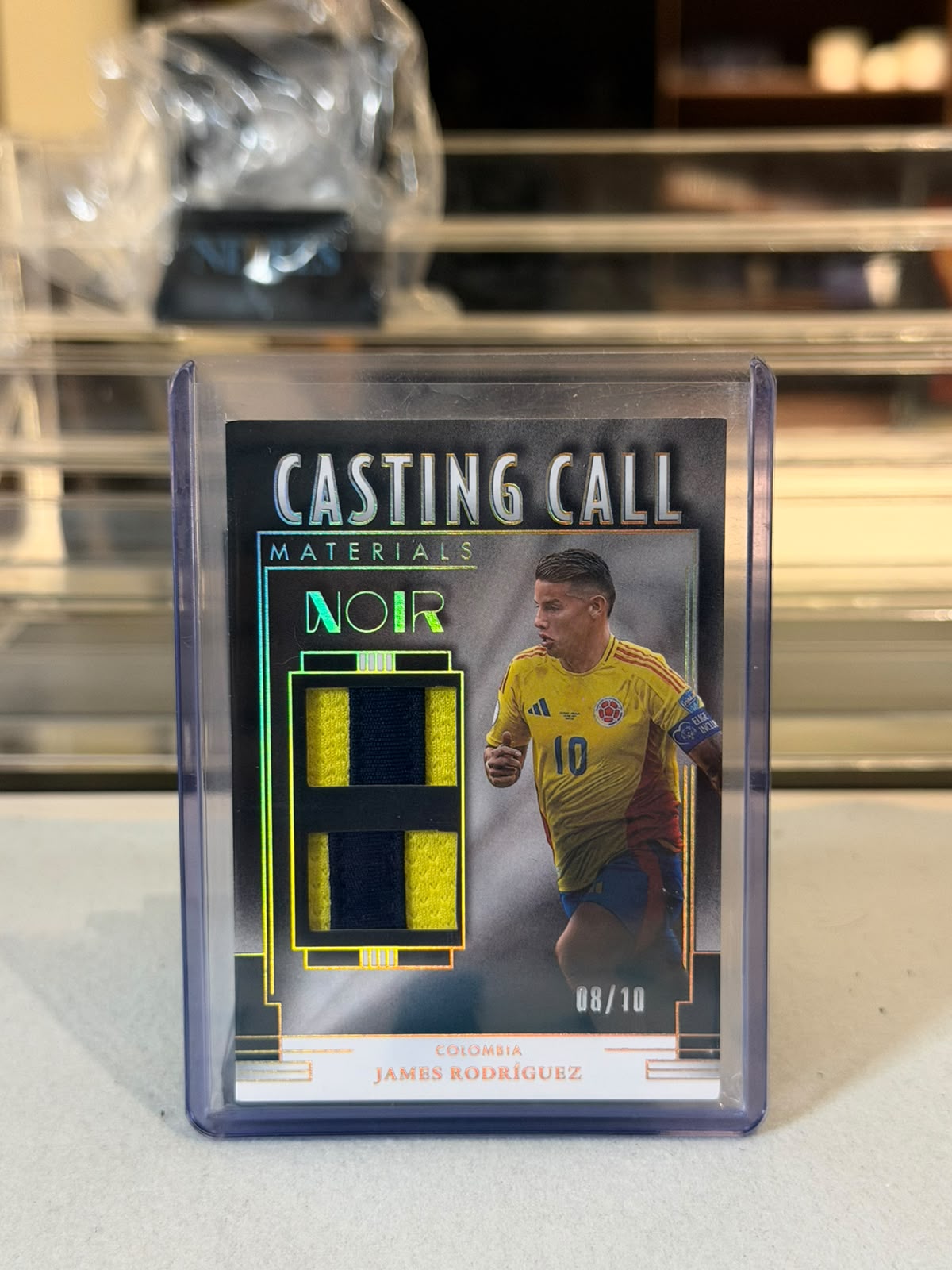 James Rodriguez front - 2024-25 Panini Noir Soccer Casting Call Materials #CC-JR 08/10