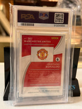 Cristiano Ronaldo 05/25 #162 – Sapphire (PSA 9 MINT) Manchester United trading card, back