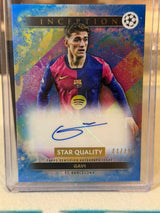 Gavi 44/49 Star Quality Autograph – Topps Inception UEFA Club Competitions 2024/25 – FC Barcelona trading card, front