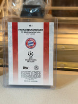 Franz Beckenbauer - FC Bayern Munchen - 2026 Topps UCL Numbered Insert BB-2 10/25 (back)