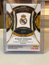 Wesley Sneijder back - 2025-26 Panini Select La Liga Signatures 08/25