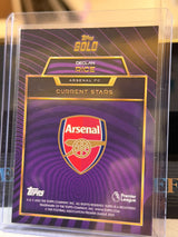 Declan Rice back - 2025/26 Topps Gold Premier League Current Stars Purple 50/50