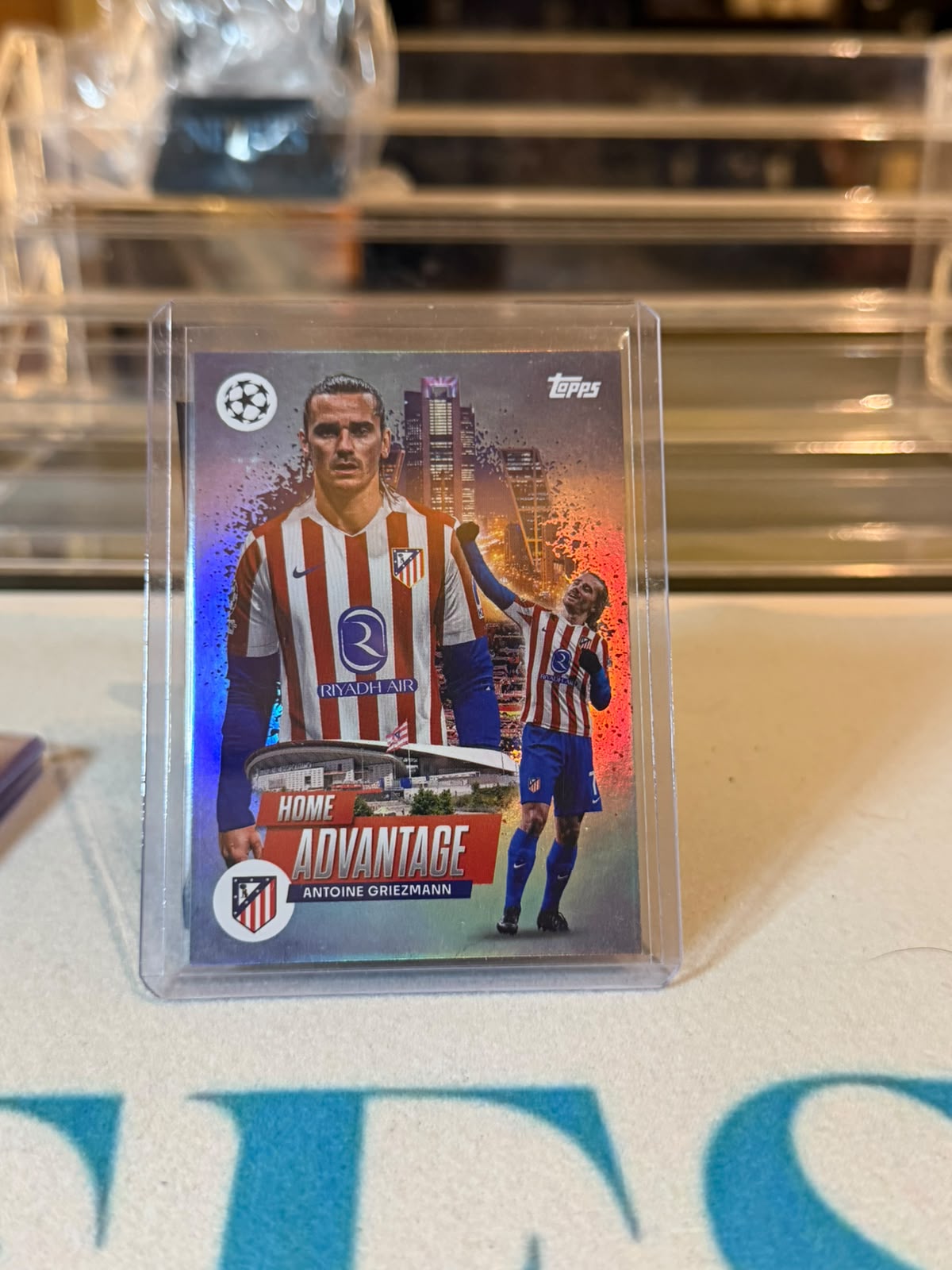 Antoine Griezmann Atletico Madrid, 2026 Topps UEFA Champions League, Home Advantage insert HP-7, front