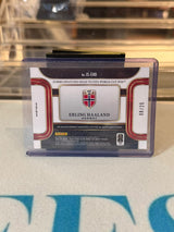 Erling Haaland Norway 2025-26 Panini Select Jumbo Swatches 08/25 - back